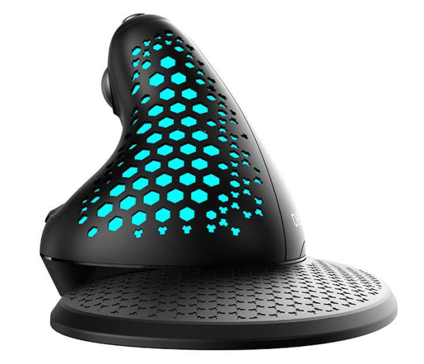 Delux Mysz Pionowa M618XSD BT+2.4G RGB M618XSD (Black) - 744192 - zdjęcie 4